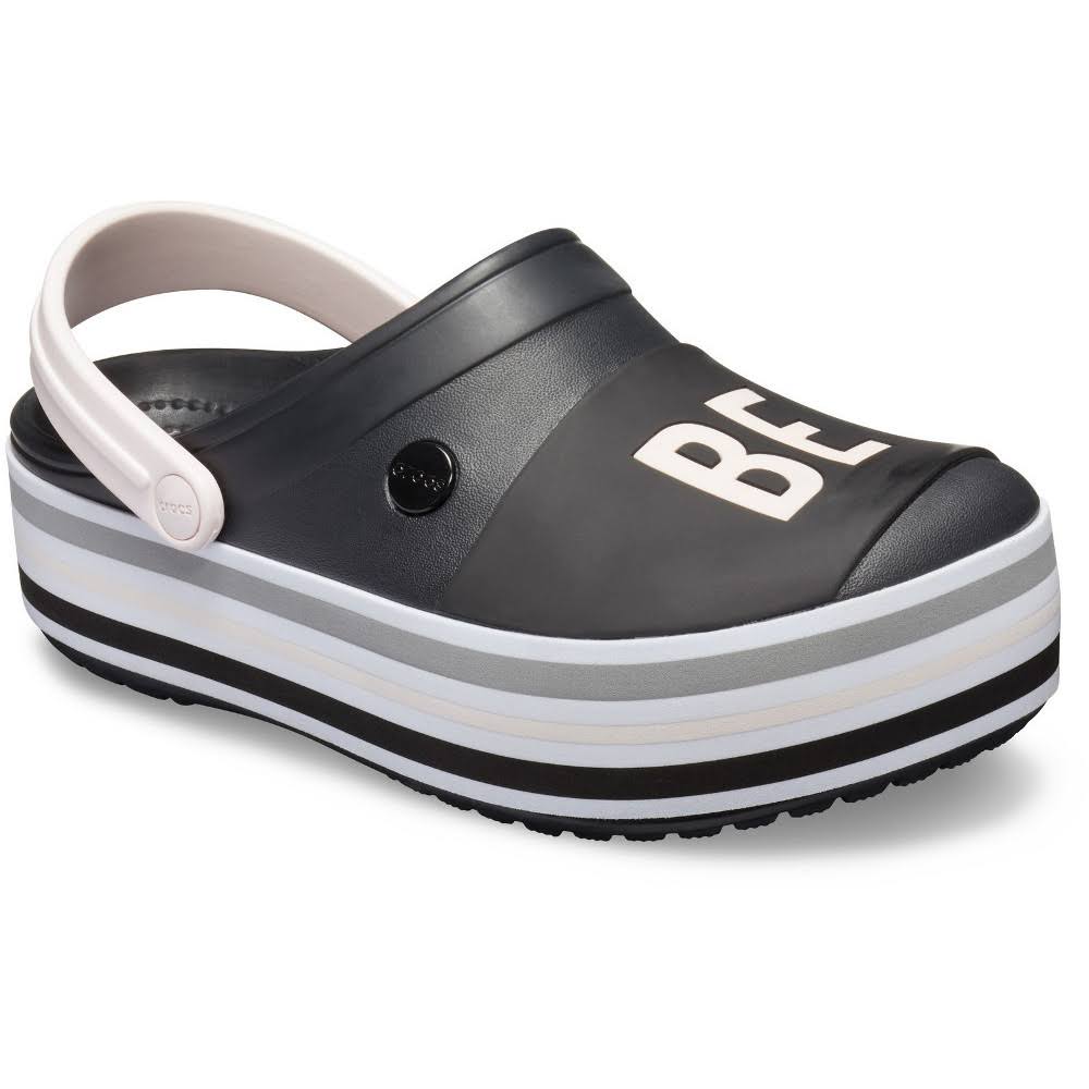 Black Platform Clog I133