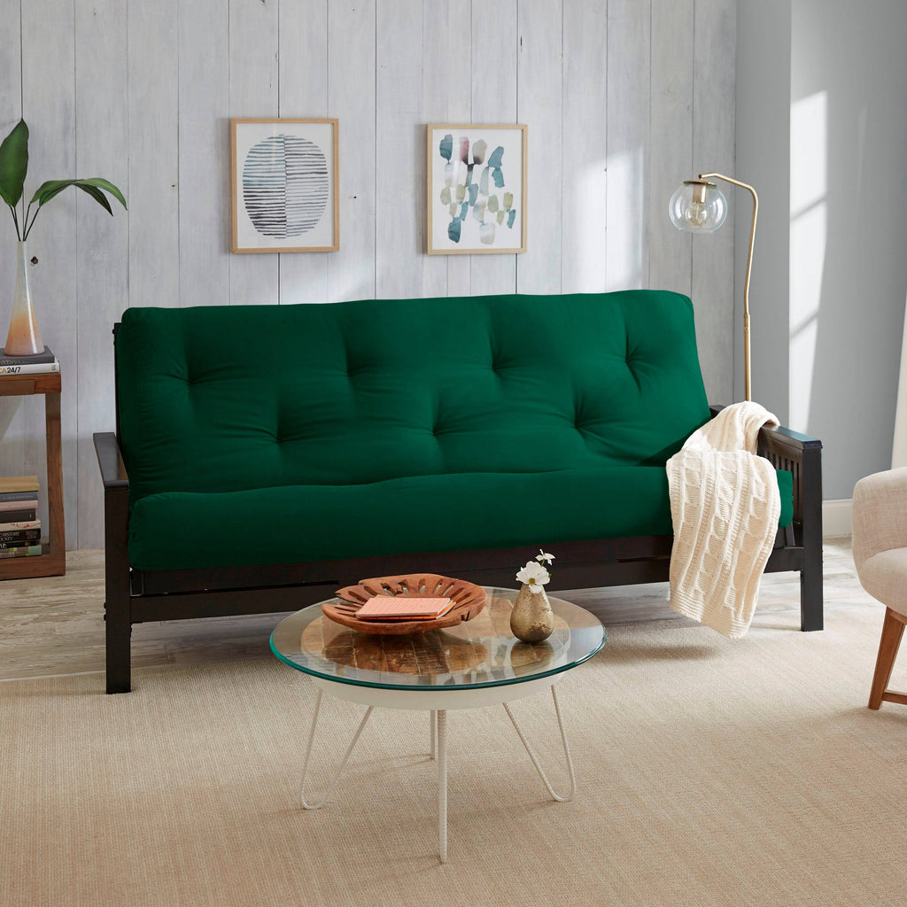 Hunter Green Queen-size 10-Inch Futon Mattress I918