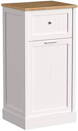 White/Oak Brown Kitchen Cabinet A82442