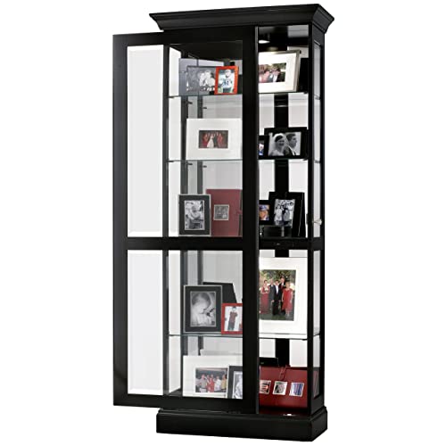 Black Satin Curio Cabinet N47952