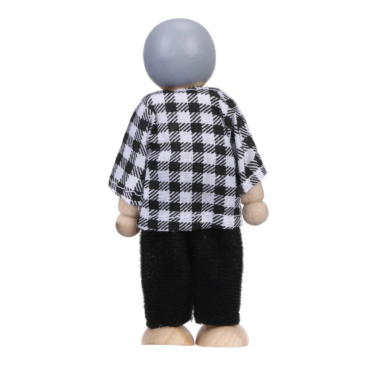 Wooden Dolls Family Playset Set of 6 K94179