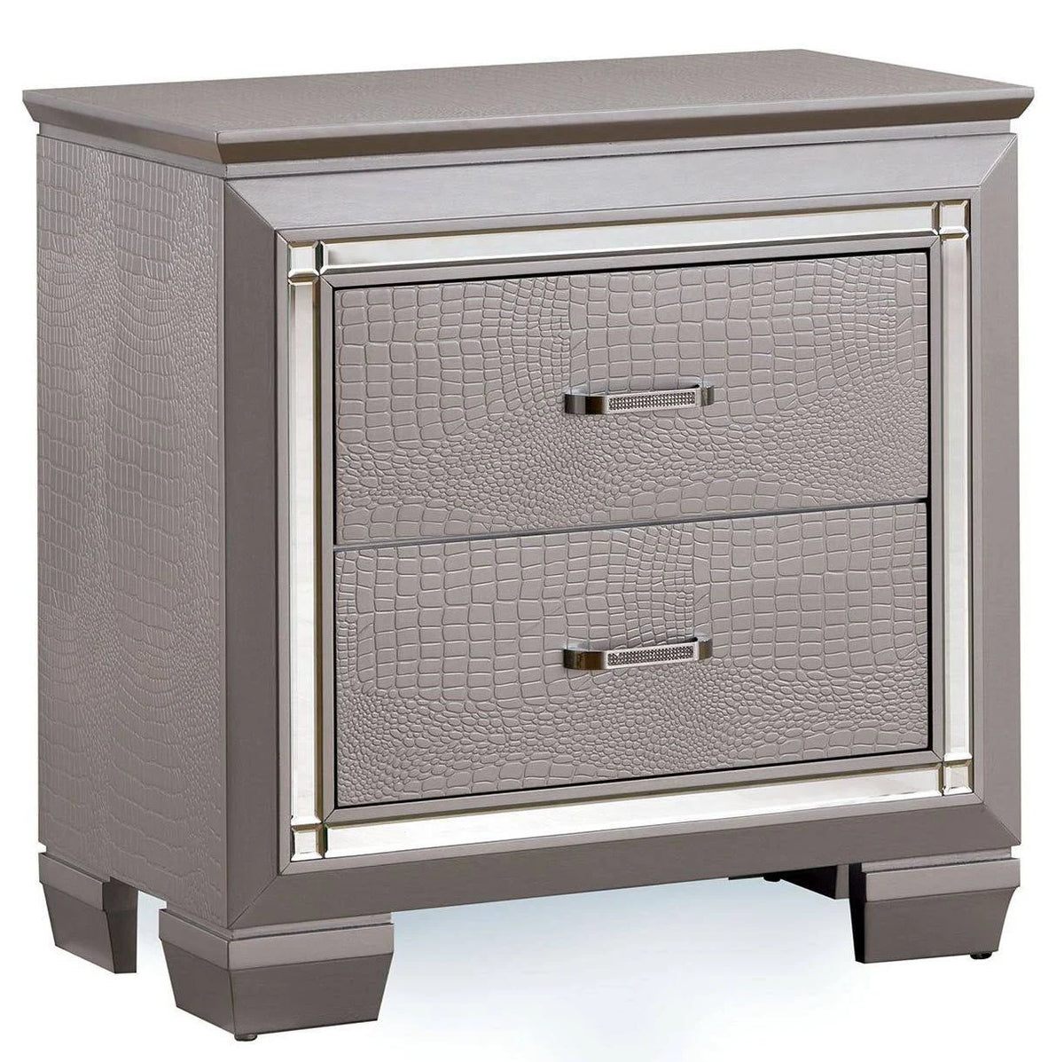 Silver Nightstand U3748