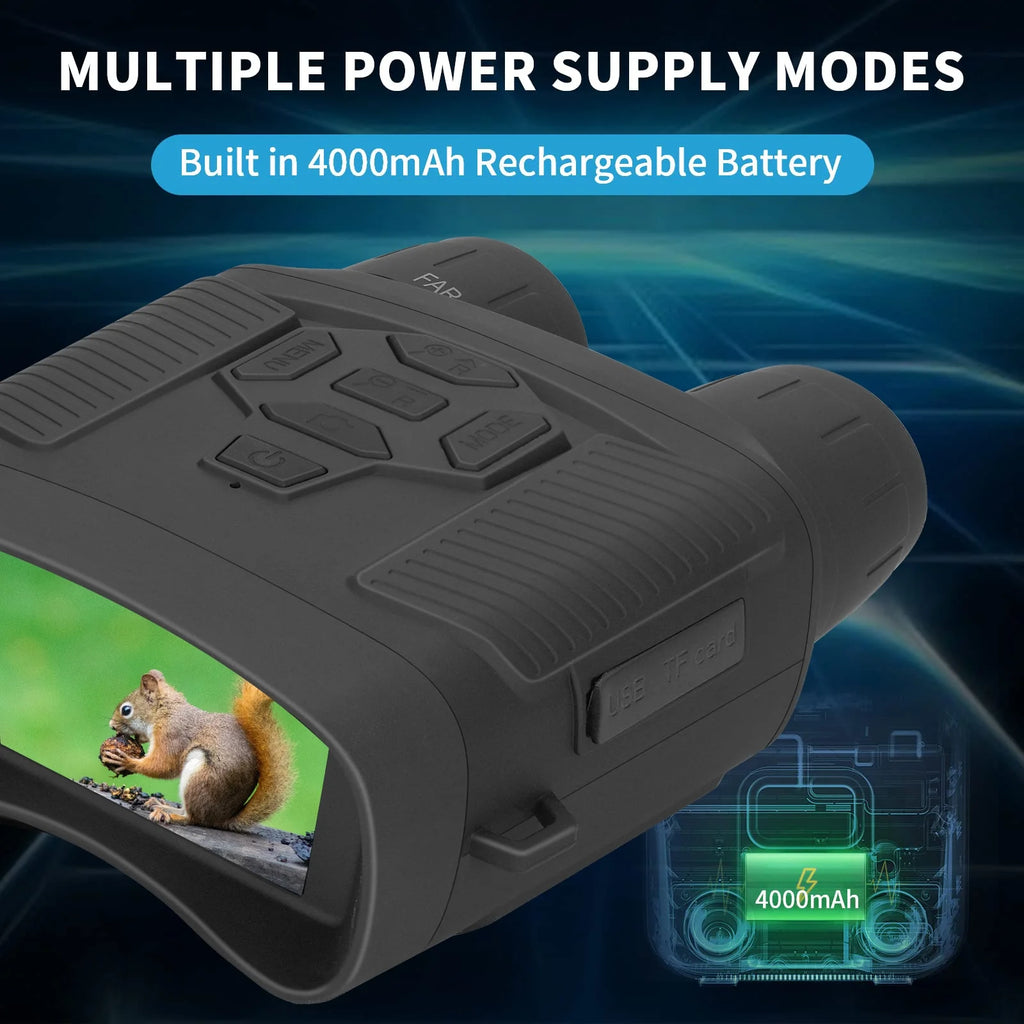 Night Vision Binoculars with 32GB SD Card 36MP 4K 5x Zoom X266