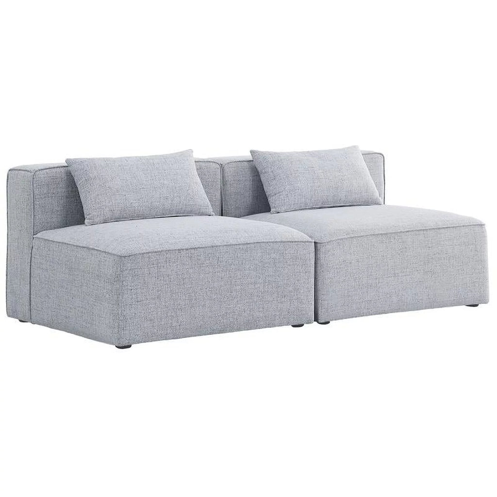 Grey Linen Modular Sofa J177031