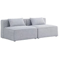 Grey Linen Modular Sofa J177031