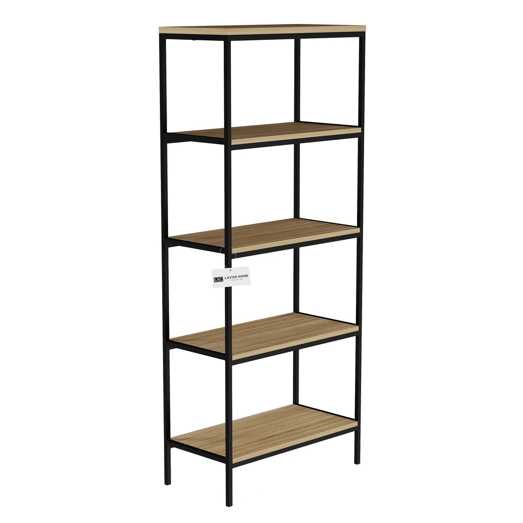 5-Tier Gray Bookshelf E974