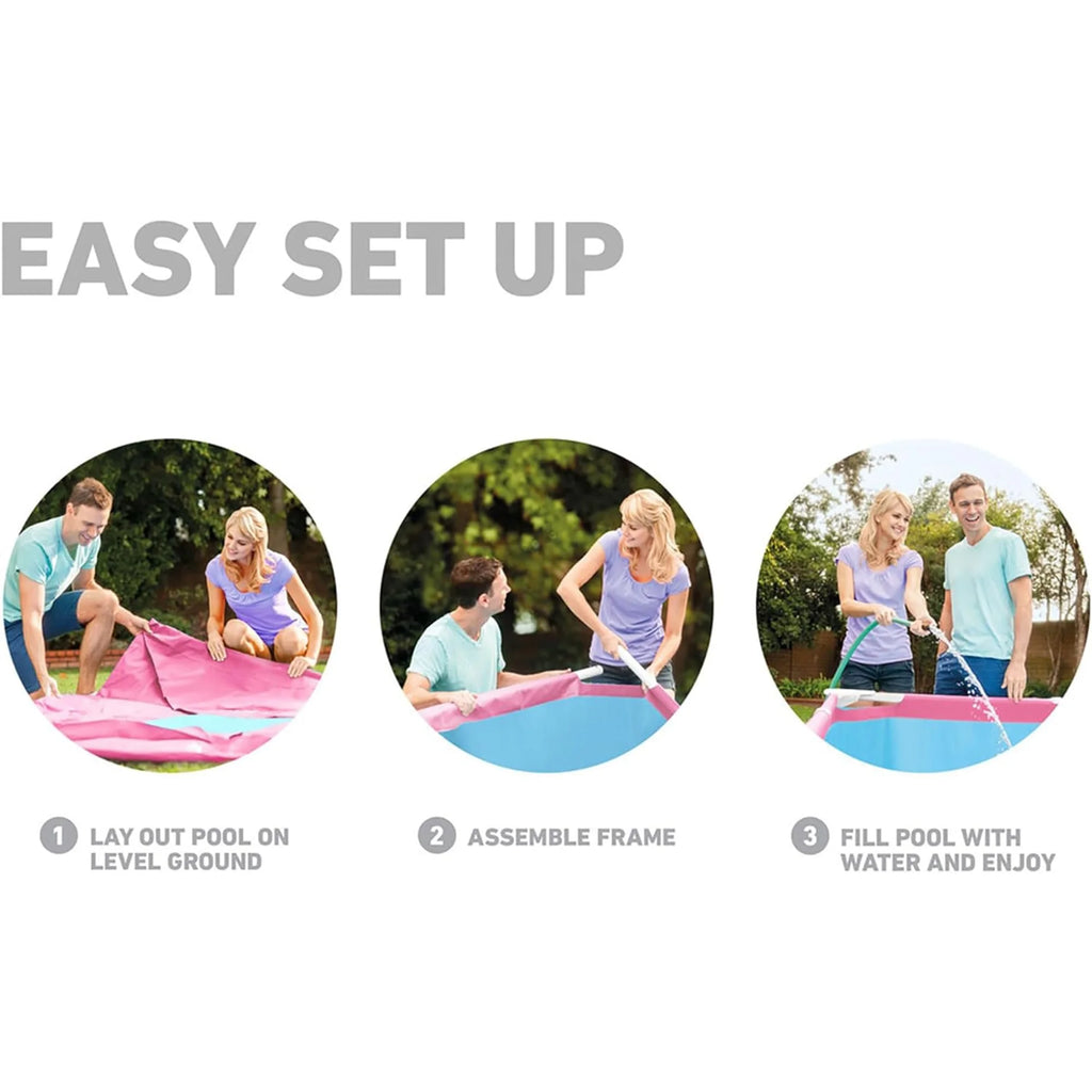 Pink 8' x 30" Above Ground Swimming Pool I307