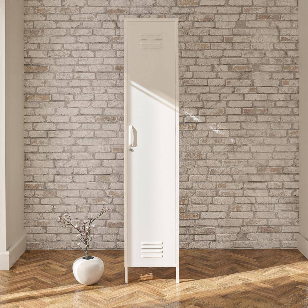 White Metal Locker Storage Cabinet F9325
