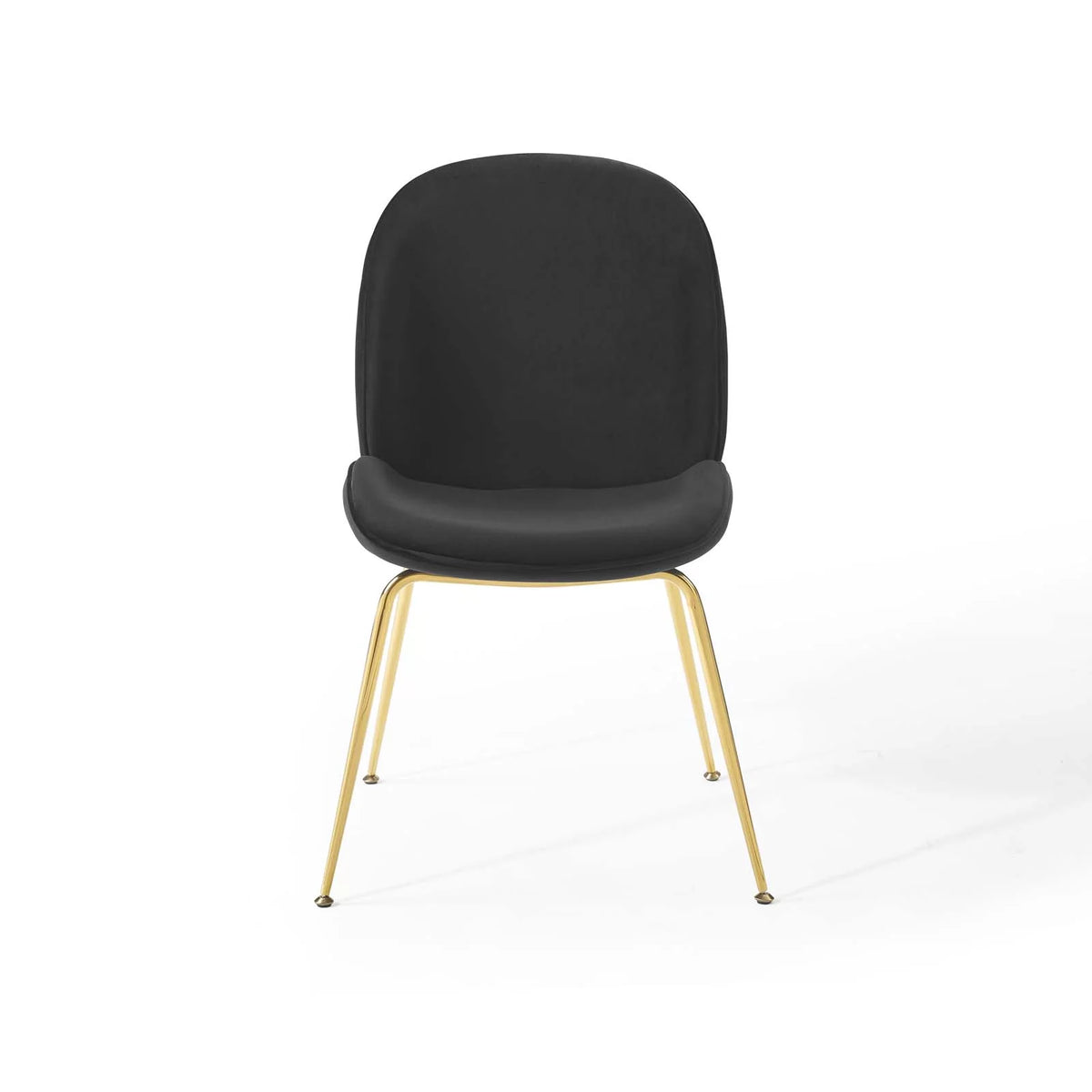 Black Velvet Dining Chair Q778