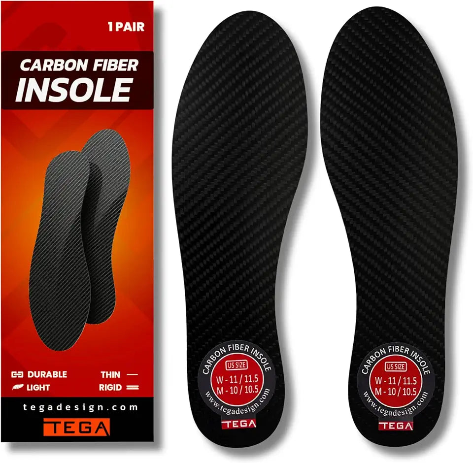 Carbon Fiber Insole 1 Pair Rigid Shoe Insert D579603