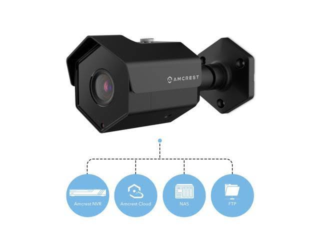 Black PoE Bullet IP Security Camera C886285