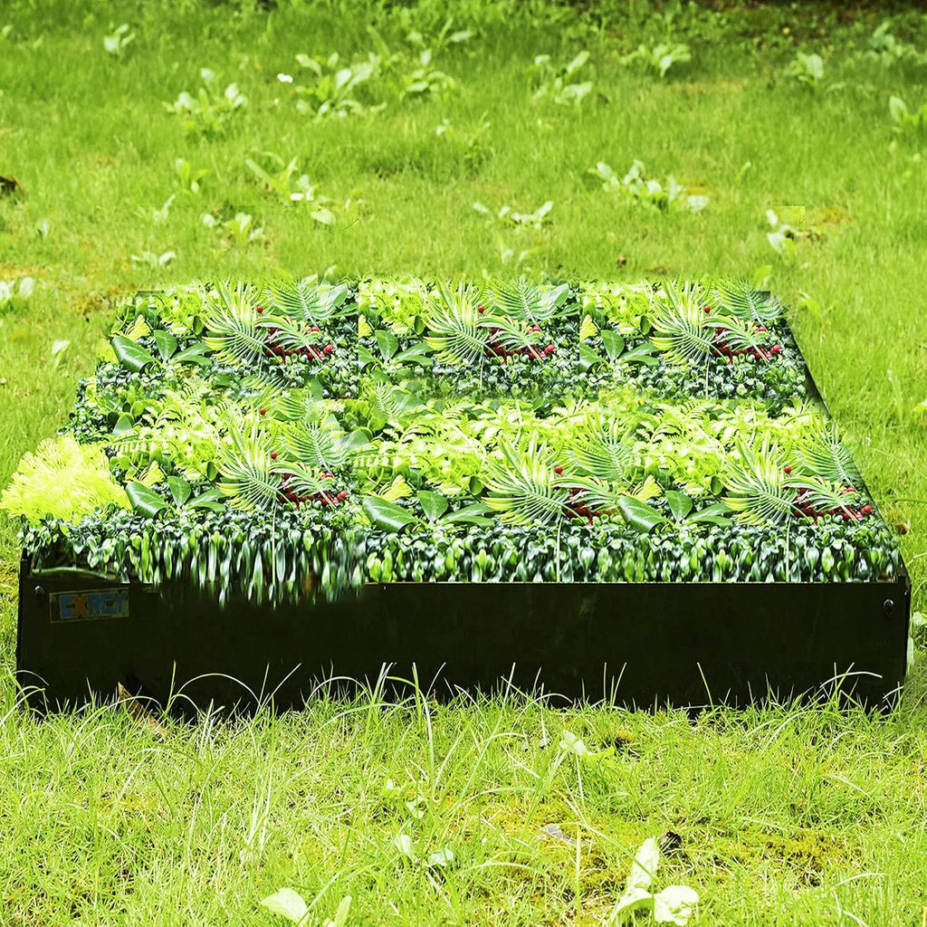 Steel Landscape Edging 4 Pack 40 inch Length 6.4 inch Depth Metal Edging E494672