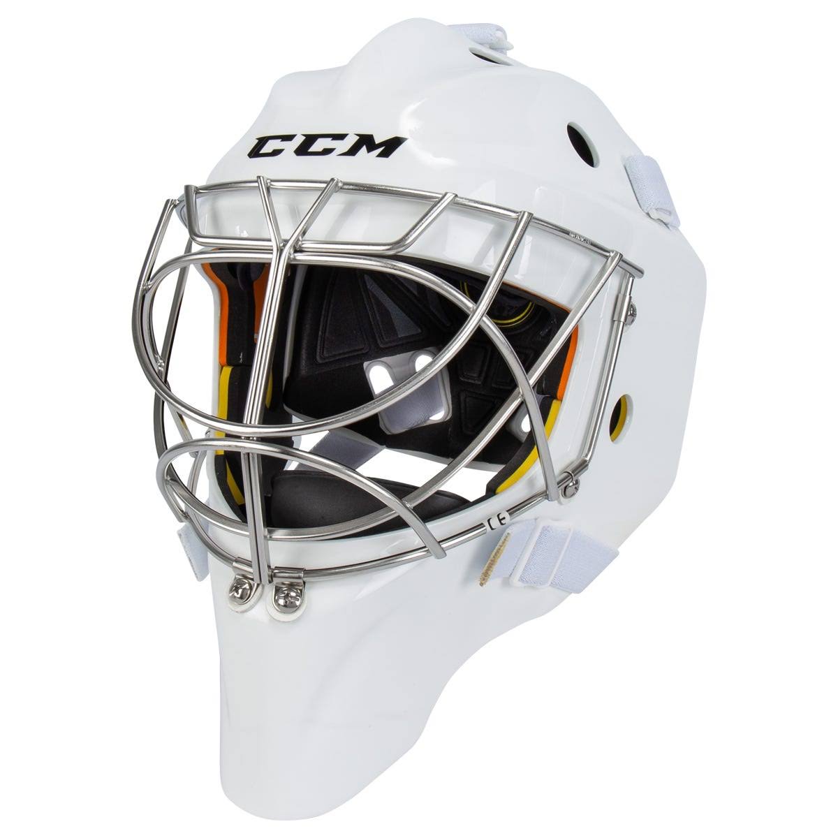 White Medium Cat Eye Goalie Mask Z3718