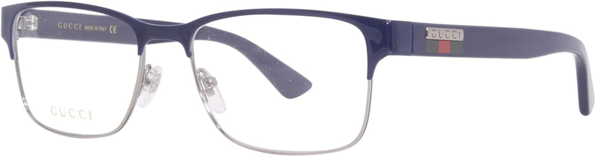 Blue Full Rim Rectangle Eyeglasses 56mm M1801