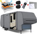 5 Layers Heavy Duty RV Cover with 2Pcs Straps & Gutter Covers J65832
