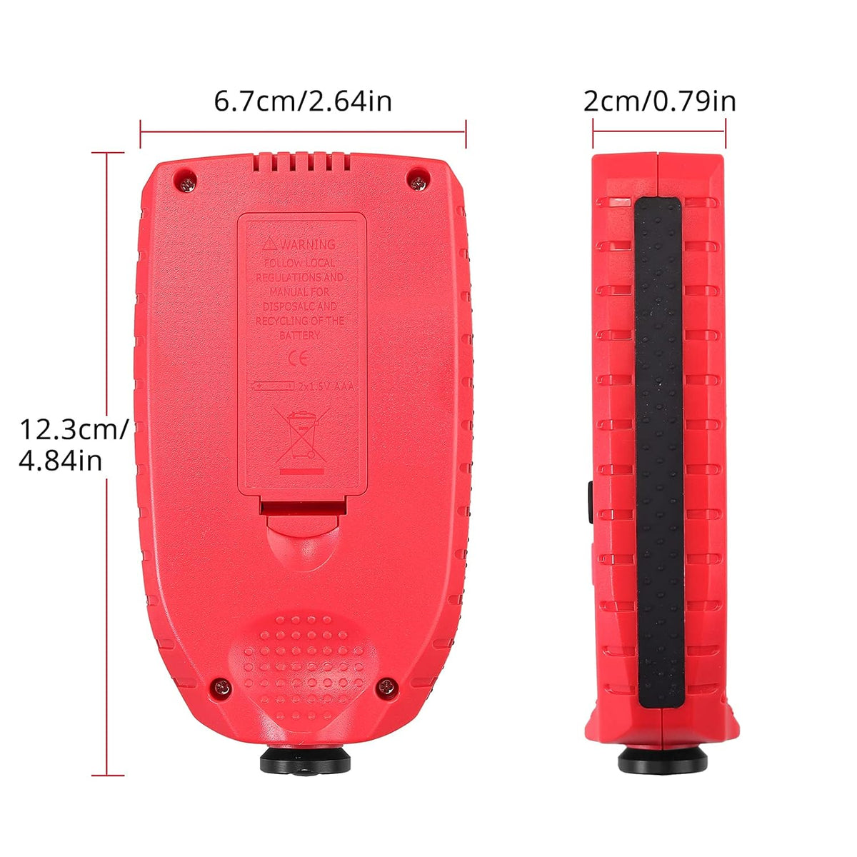 Paint Coating Thickness Gauge Meter Handheld with Backlight LCD D60153