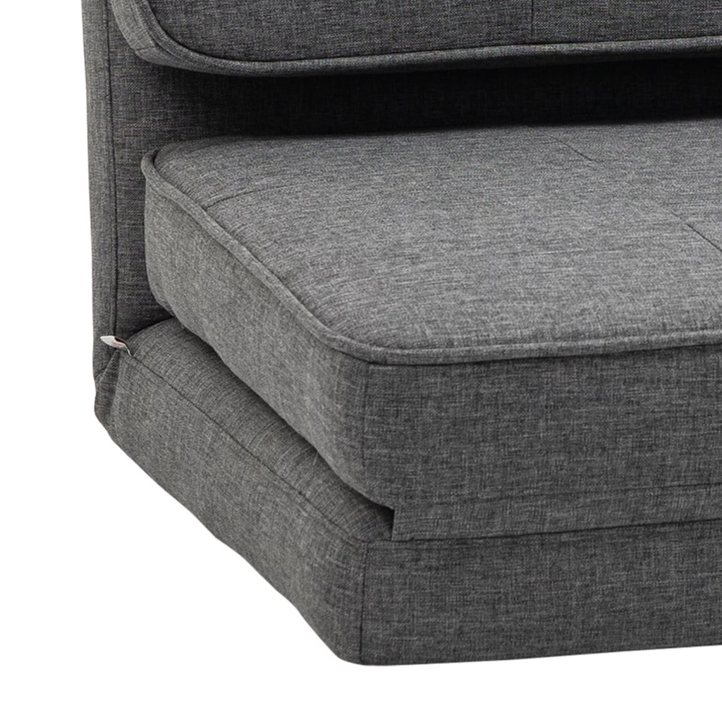 Dark Grey Convertible Flip Chair X55523