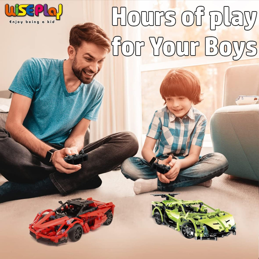 Build Your Own RC Car Kit, 453pc Stem Building Sets A2575