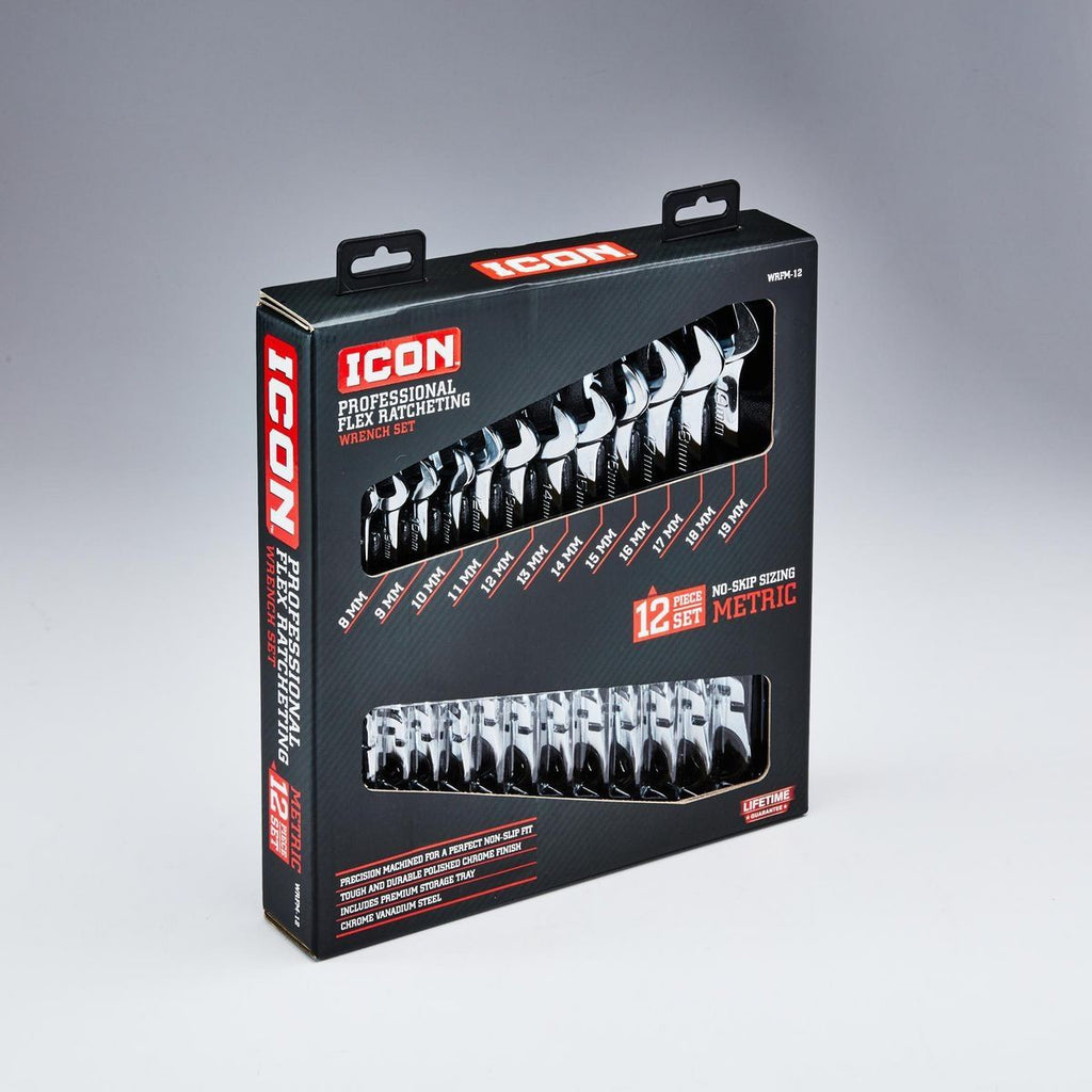 12-Piece Metric Ratcheting Combination Wrench I971176