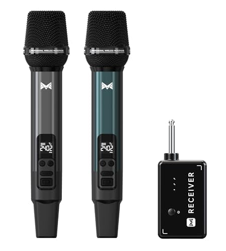 Metal Dynamic Wireless Microphone with Rechargeable Receiver U373942