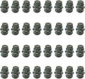 Black Plastic Wheel Lug Nut Cap Set of 32 G705
