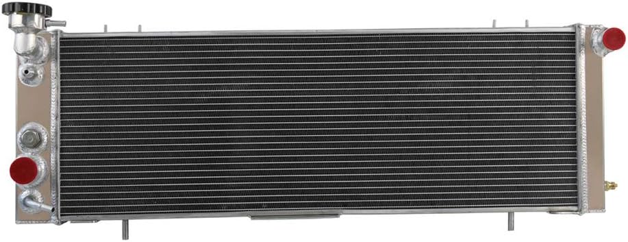 3 Row Core All Aluminum Radiator with Fan Shroud and Thermostat Relay Wire Kit S85901