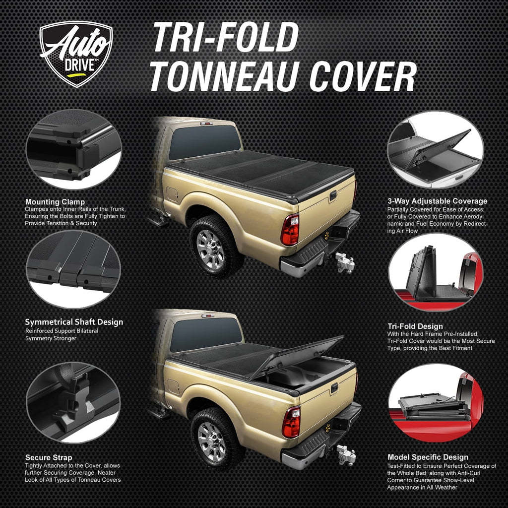Hard Tri Fold Truck Bed Tonneau Cover A36746