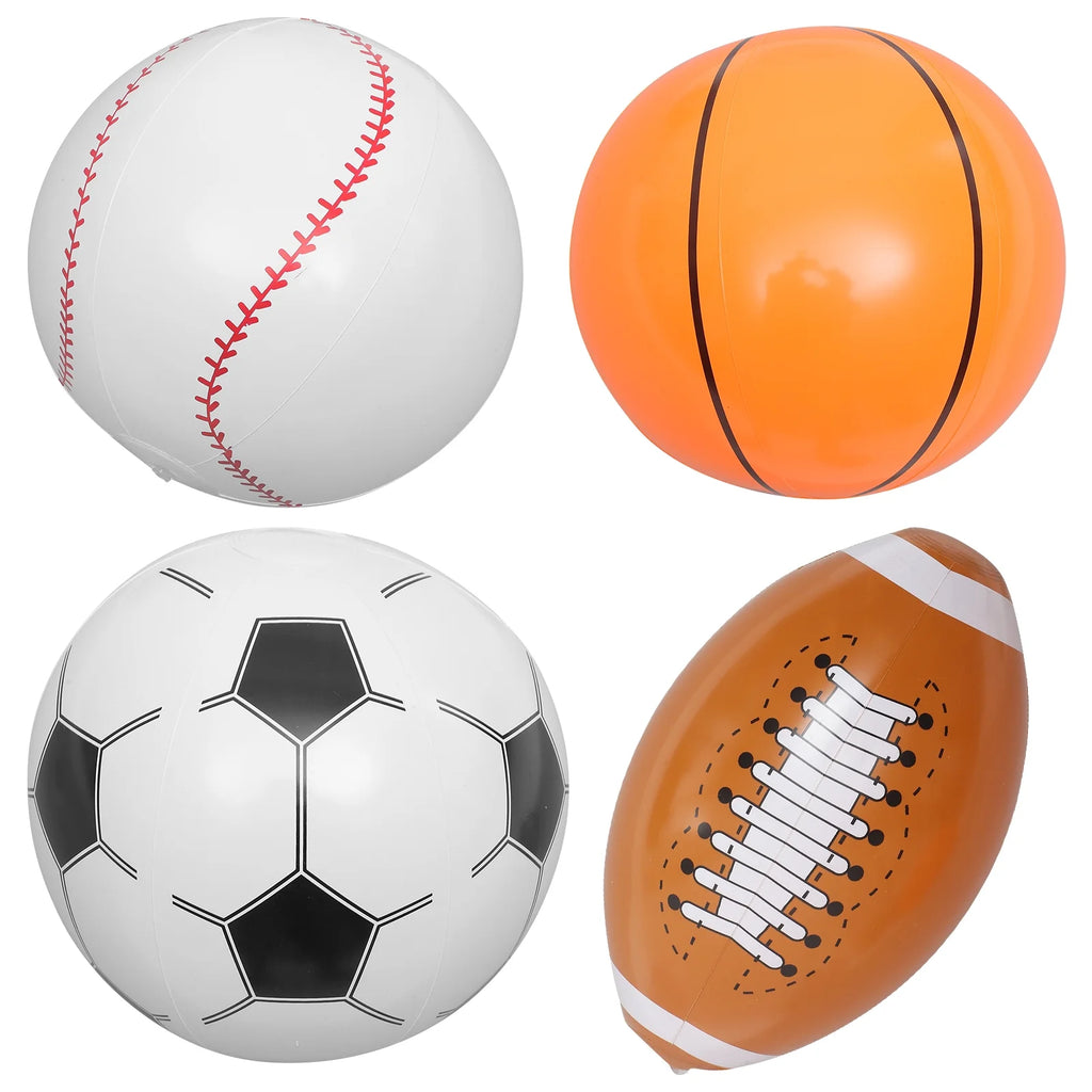 4pcs Inflatable Beach Ball I9610