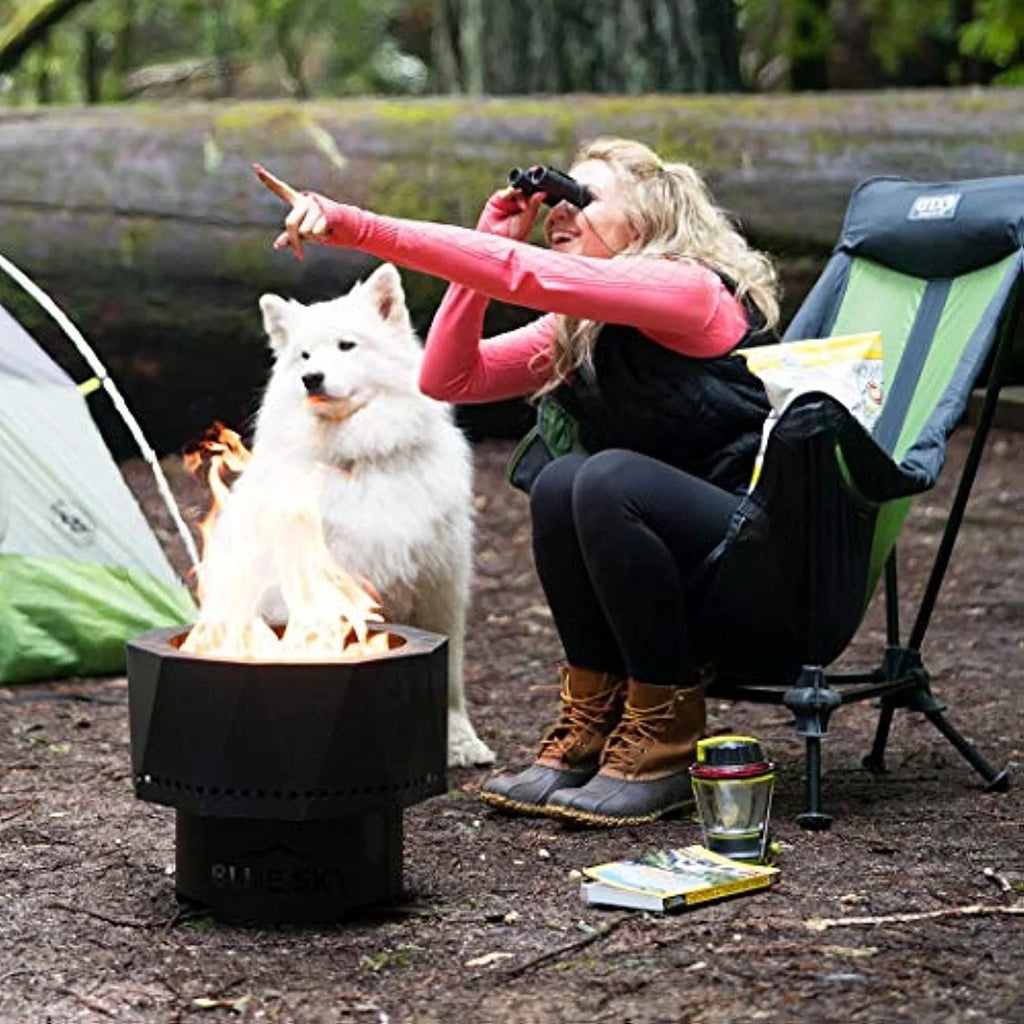 Steel Round Wood Pellets Fire Pit T66767