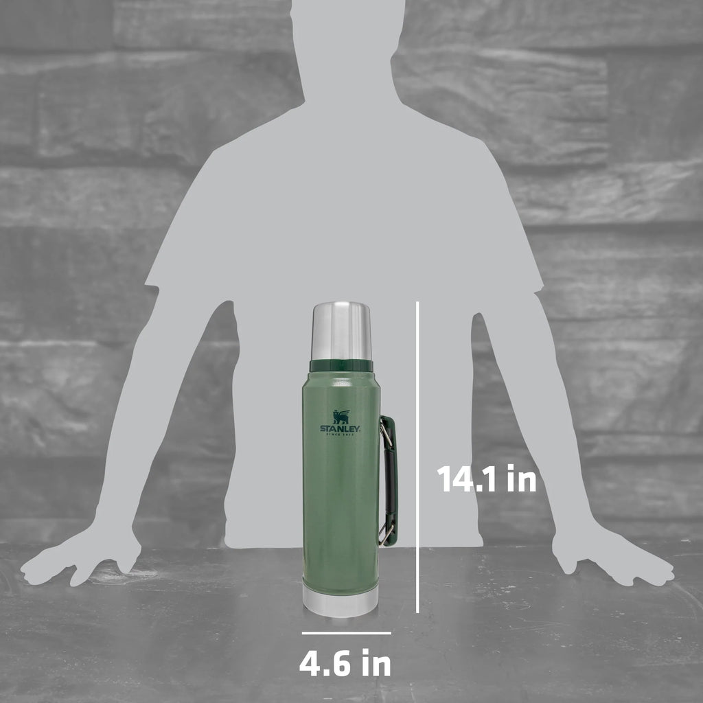 Stainless Steel Vacuum Insulated Thermos Bottle 1.1 qt N132