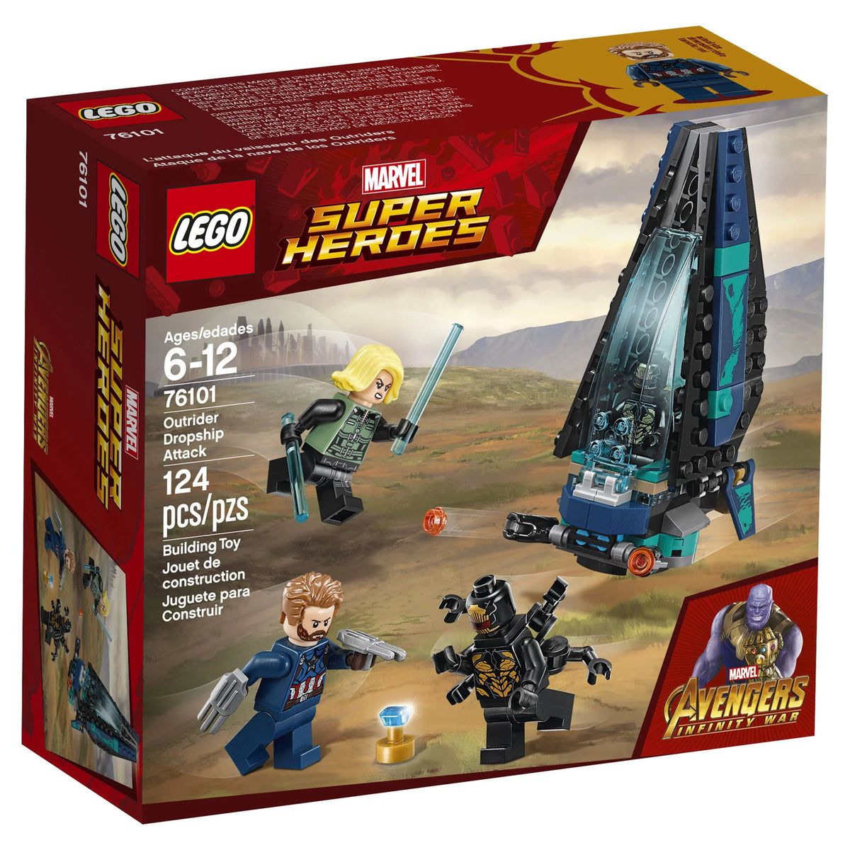 Super Heroes Outrider Dropship Attack J3904