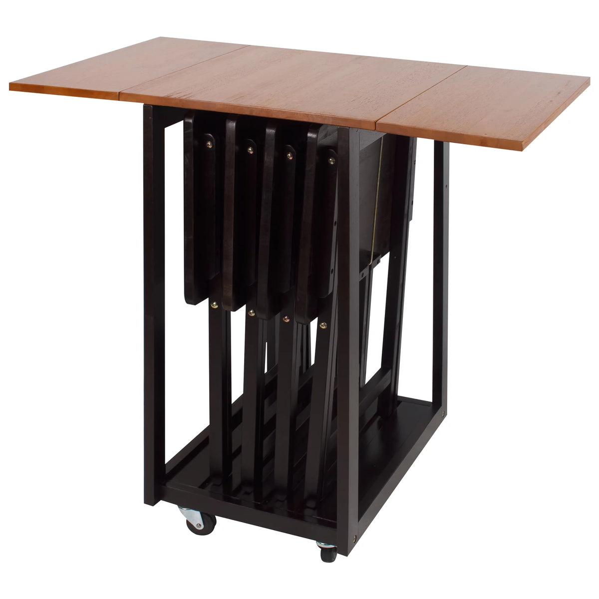 Solid Wood 5-Piece Snack Table Set Q185