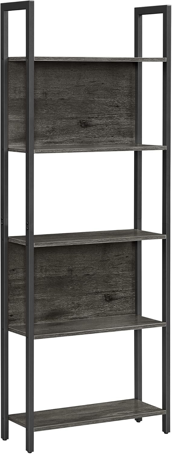 5-Tier Steel Frame Bookshelf J192880