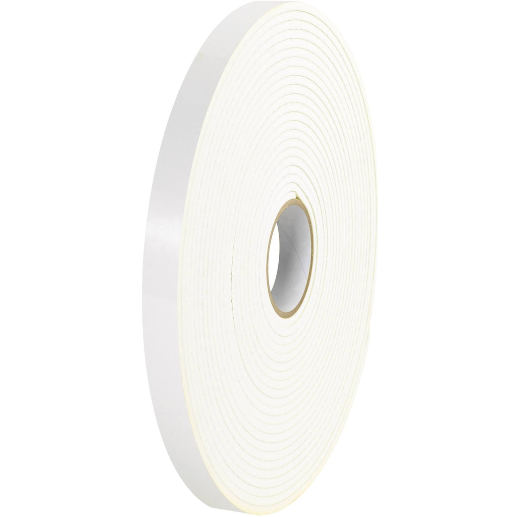White Double Sided Foam Tape 1/32x22 1/2x22 x 72 yds 2/Case C899313