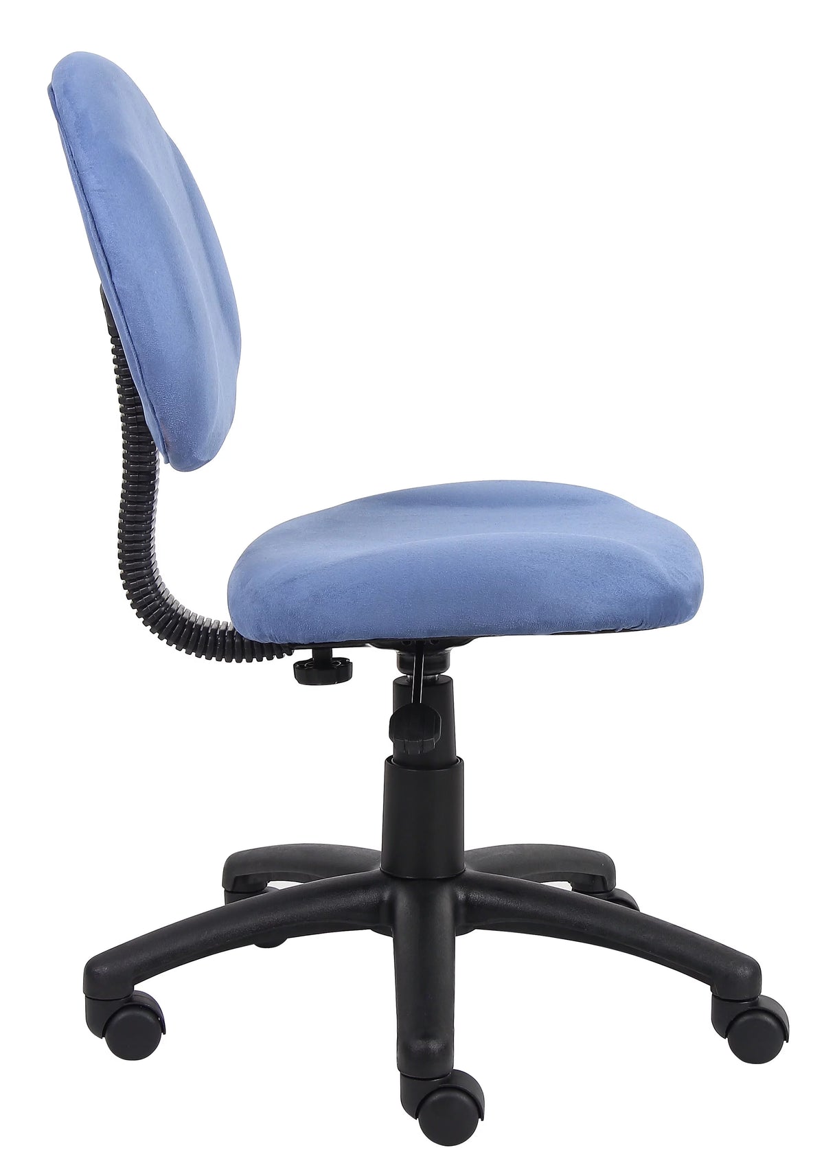 Blue Office Chair without Arms F4404