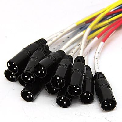 12 Channel 100' XLR Snake Cable with 1/4 Returns W6387