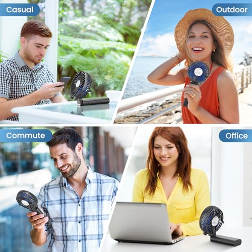 5200mAh Rechargeable Portable Handheld Fan W8416