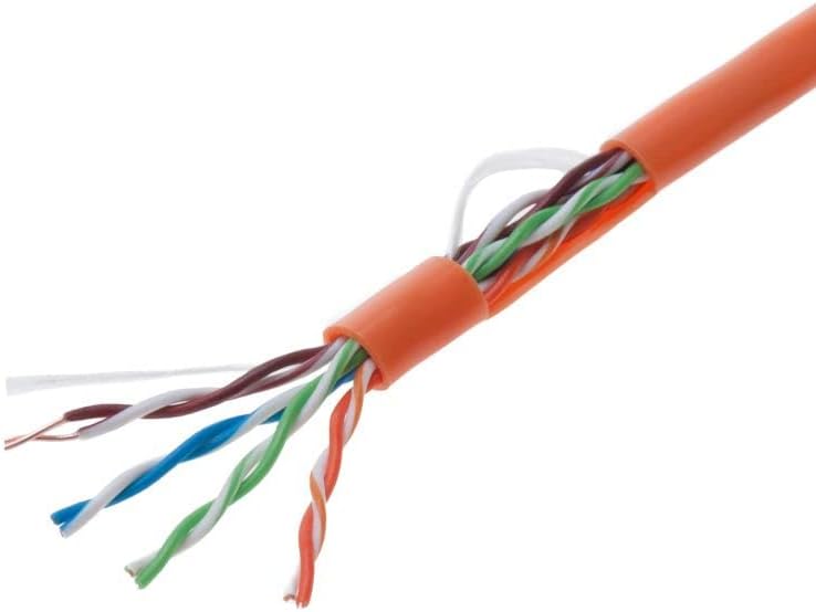 Cat5e Bulk Network Cable UTP Gray 24AWG Pack of 2 I7883