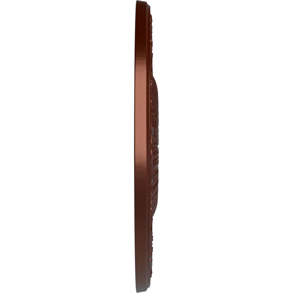 20 1/4"OD x 1 1/2"P Hand-Painted Antique Copper Ceiling Medallion S2195