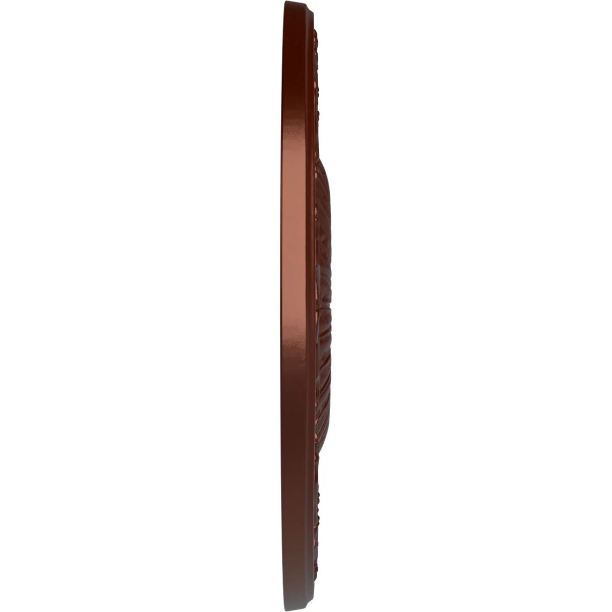 20 1/4"OD x 1 1/2"P Hand-Painted Antique Copper Ceiling Medallion S2195