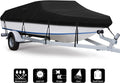 600D Waterproof Heavy Duty Canvas Boat Cover 17-19 ft P8132
