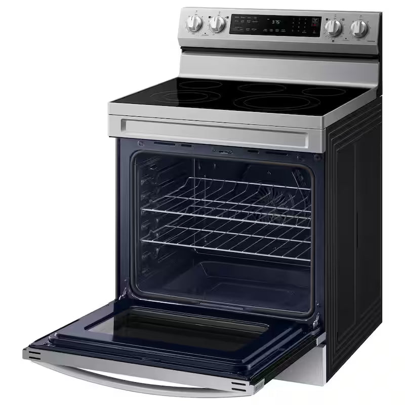 6.3 cu. ft. Convection Electric Range with AirFry in Stainless Steel T985