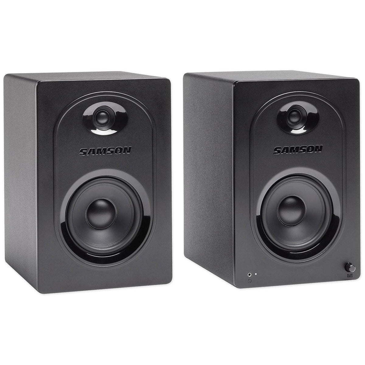 Pair Samson M50 5x22 Computer Speakers Monitors H93372