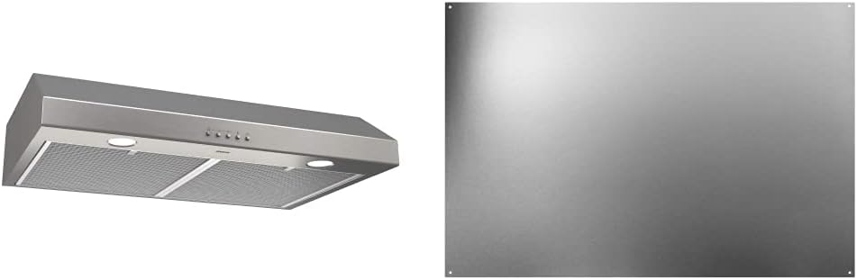 Three-Speed Under-Cabinet Range Hood with LED Lights, 30, Stainless Steel F948