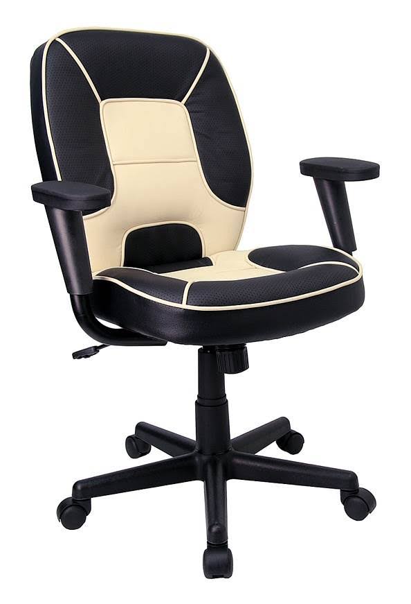 Black Vinyl Mid-Back Executive Office Chair M789