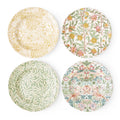 Multicolored Luncheon Plate Set of 4 S8061
