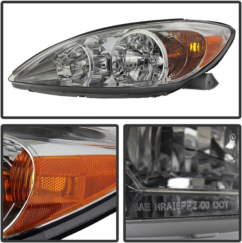 Toyota Camry Headlights Headlamps Replacement Lamp Driver + Passenger Side W8699