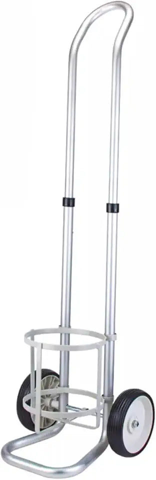Adjustable Height Aluminum Oxygen Tank Holder Cart A6964