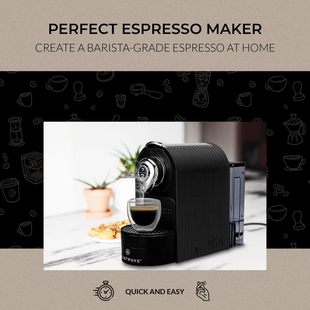 Espresso Machine for Nespresso Capsules with Holder and Cups F41892