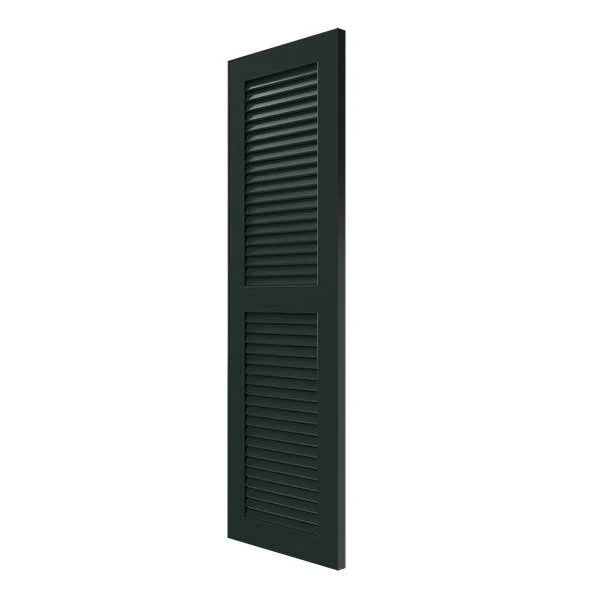 18x22W x 35x22H Exterior Composite Louvered Shutters (Per Pair) D281